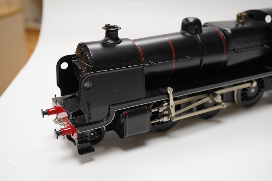 A boxed Bassett-Lowke by Corgi 0 gauge tinplate British Railways Maunsell N class 2-6-0 tender locomotive, 31407, in lined black livery, a special limited release, with option for two or three rail running, with instruct